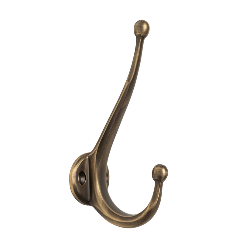 Solid Brass oval Coat Hook