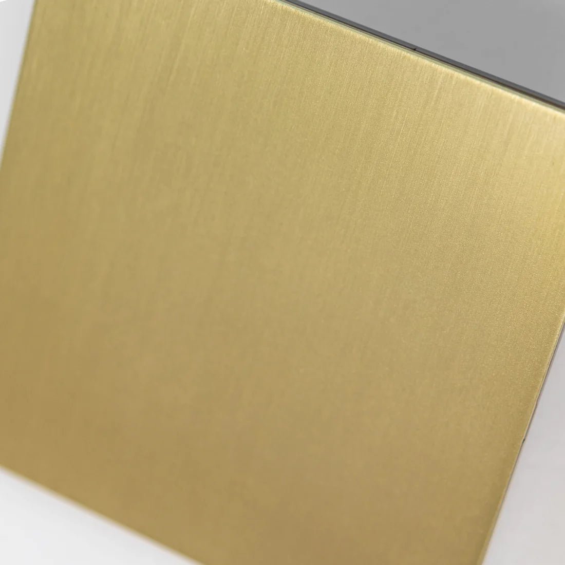 Switches and Sockets – Additional Face Plate Only Satin Brass 1 GANG 2 WAY TOGGLE FACE PLATE ONLY