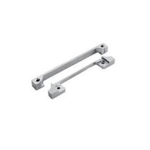 Carlisle Brass Rebate Set Flat Latch 13mm for FLL 8000 SRS in silver finish, featuring a flat design with two latch components for secure fastening.