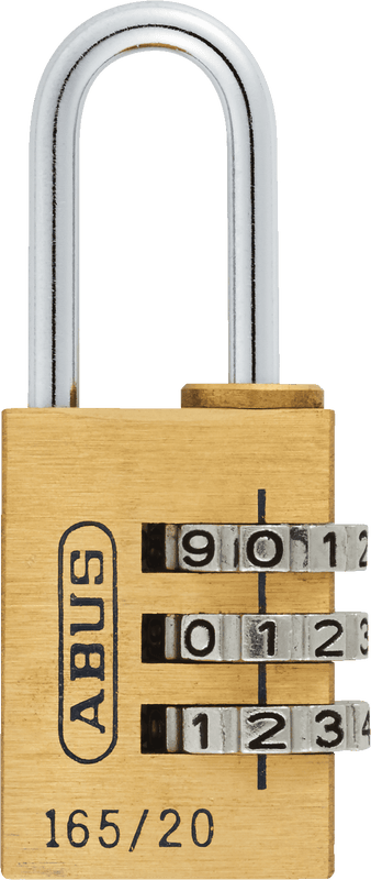 165 Series – All-Round Brass Combination Padlock 165/20 - 3 Digit Code(Compact Size) Love Handles uk