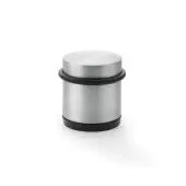 Freestanding Portable Door Stop Satin Chrome 62mm Diameter Love Handles uk