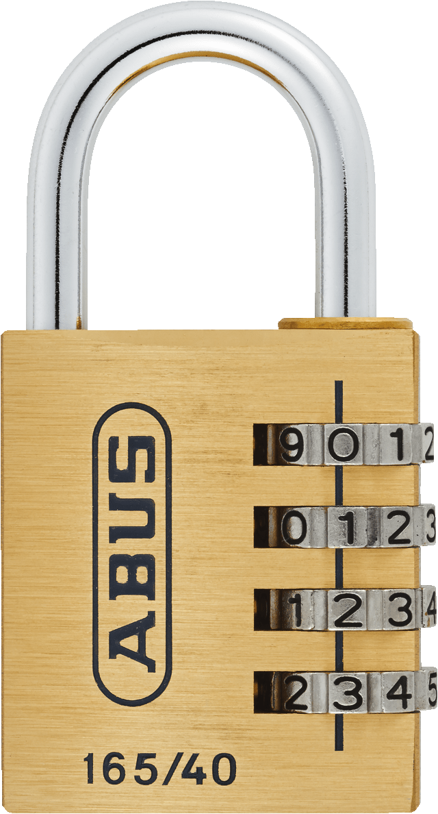 165 Series – All-Round Brass Combination Padlock 165/40 - 4 Digit Code(Enhanched Security) Love Handles uk