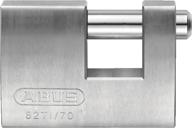 TITALIUM™ 82TI Series – Lightweight Monoblock Sliding Bolt Padlock 82TI/70 - Sliding bolt shackle Love Handles uk