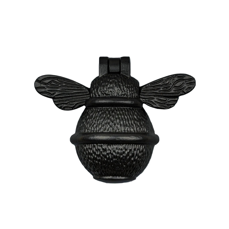 Brass Bee Black Door Knocker - Brass bee