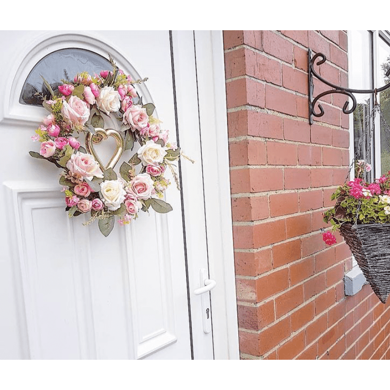 Brass Love Heart Door Knocker - Brass Finish - Brass bee