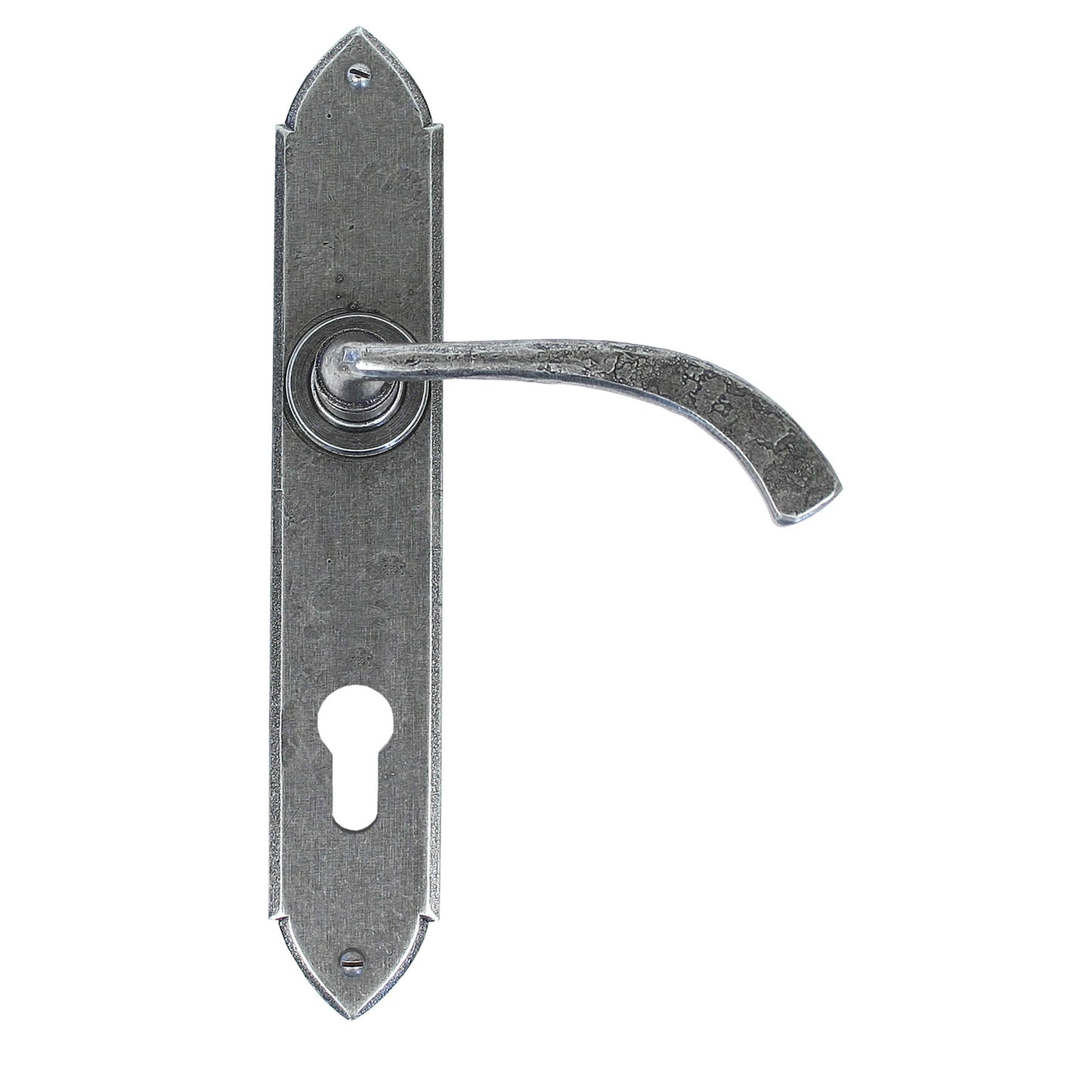 Gothic Curved Lever Espag. Lock Set