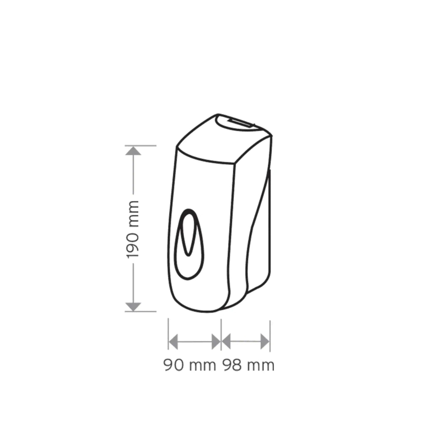 Modular 400ml Liquid Refillable Soap Dispenser