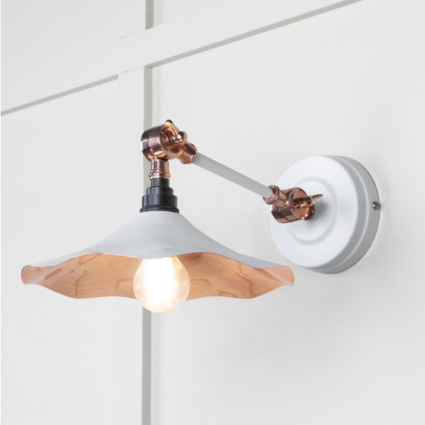 Smooth Copper Flora Wall Light