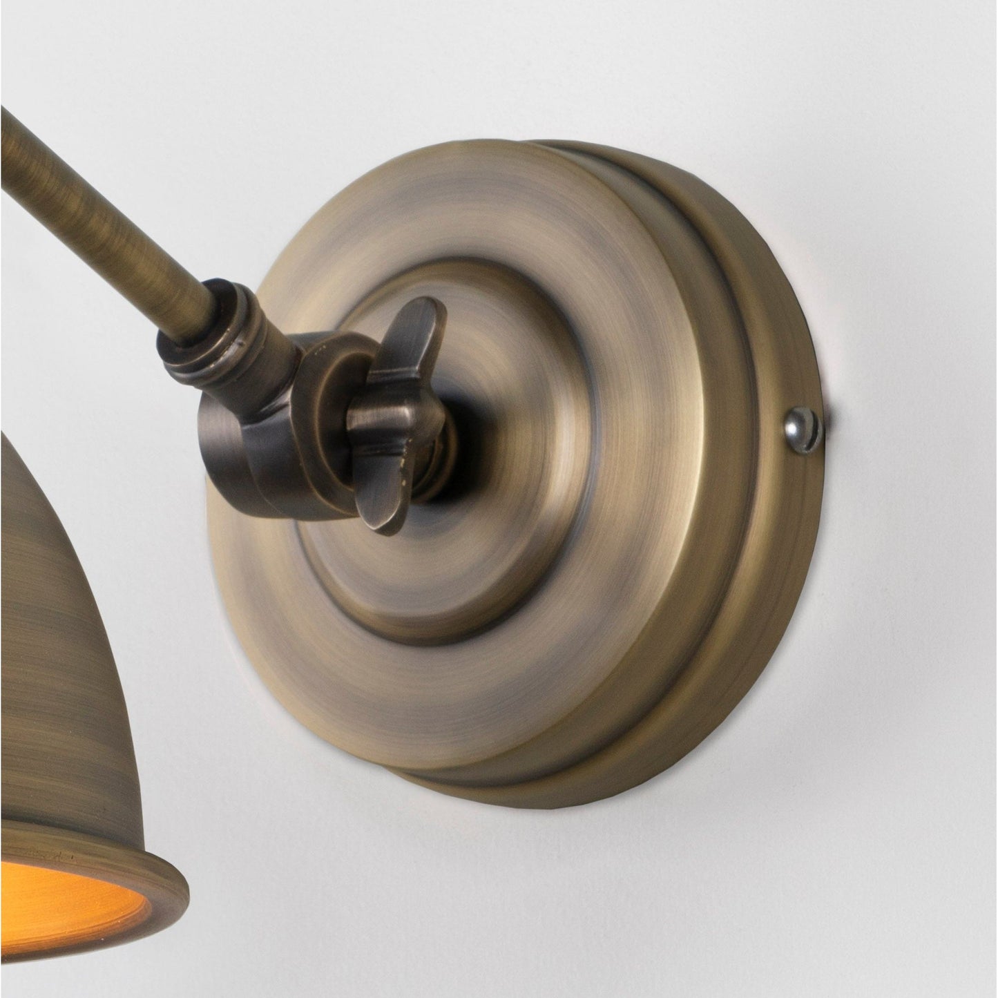 Aged Brass Brindley Wall Light