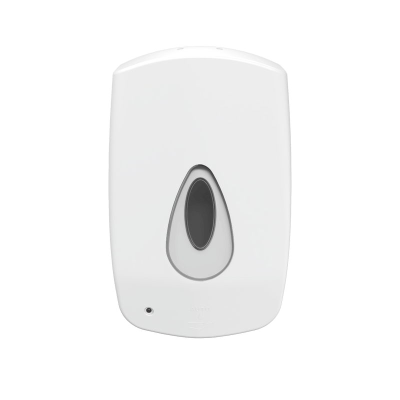 Modular Auto 1L Foam Touch Free Refillable Soap Dispenser Foam Pump White – Clear Window Love Handles uk