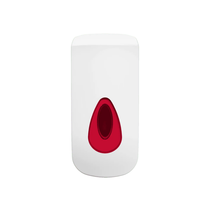 Modular 400ml Spray Refillable Soap Dispenser Spray Pump White – Red Window Love Handles uk