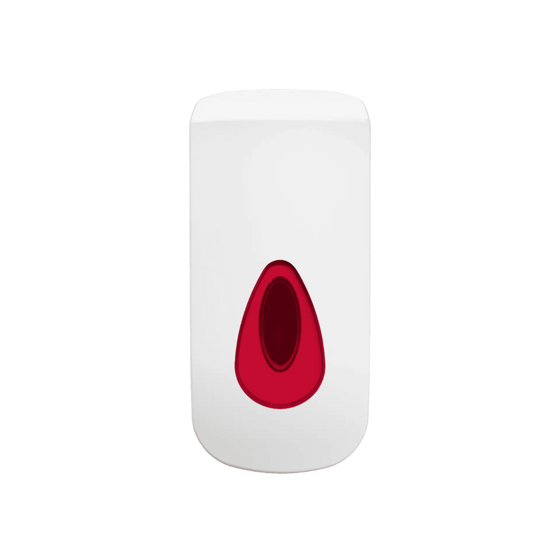 Modular 400ml Liquid Refillable Soap Dispenser Foam Pump White – Red Window Love Handles uk