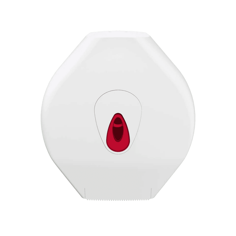 Modular Large Jumbo 12” Tissue Dispenser White – Red Window Love Handles uk