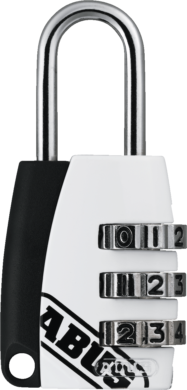 155 Series – Small Leisure Combination Padlock 3 Digit Code (Compact Size) White Love Handles uk