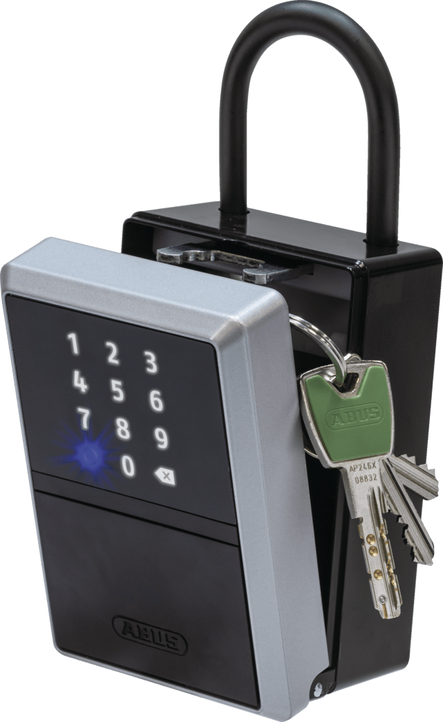 KeyGarage™ ONE 797 – Smart App-Controlled Portable Key Storage Box with Shackle Love Handles uk