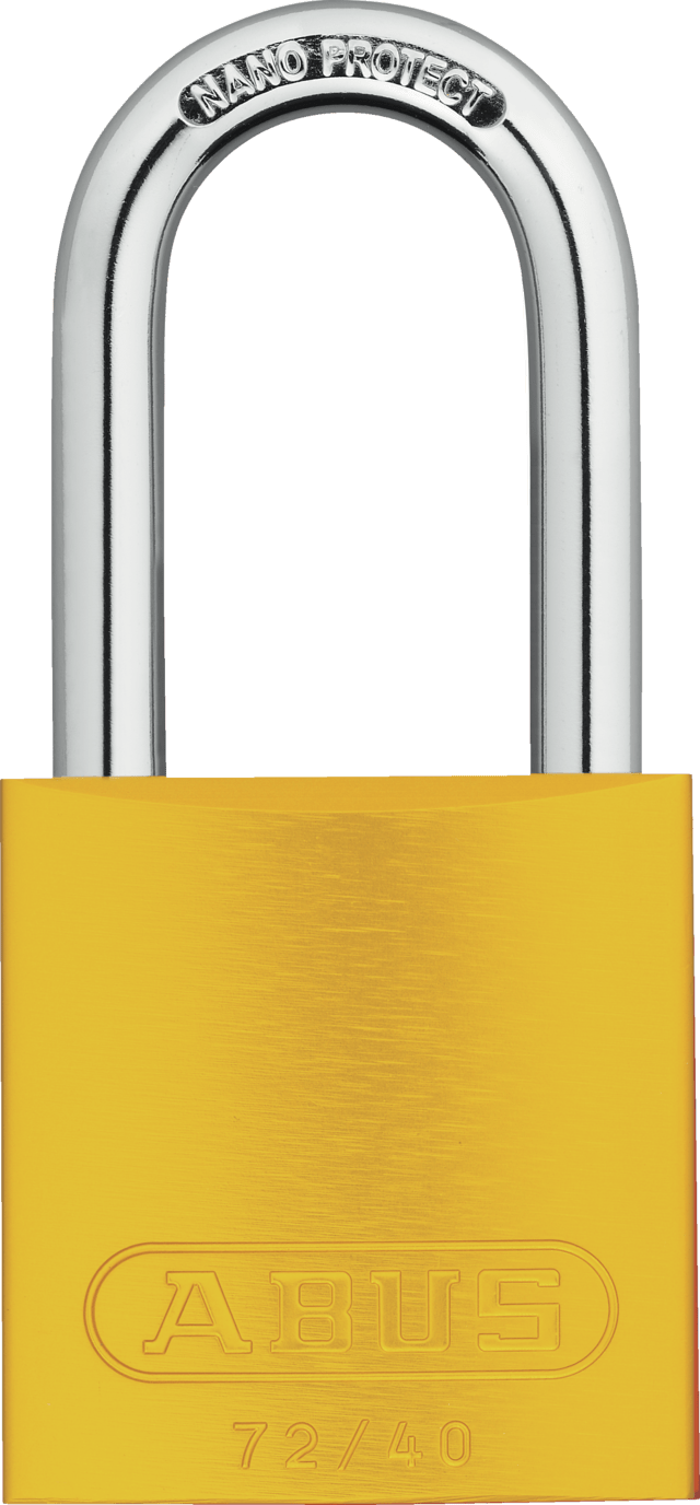 Aluminium 72 Series – TITALIUM™ Lightweight High-Security Padlock 72/40HB40 Yellow Love Handles uk