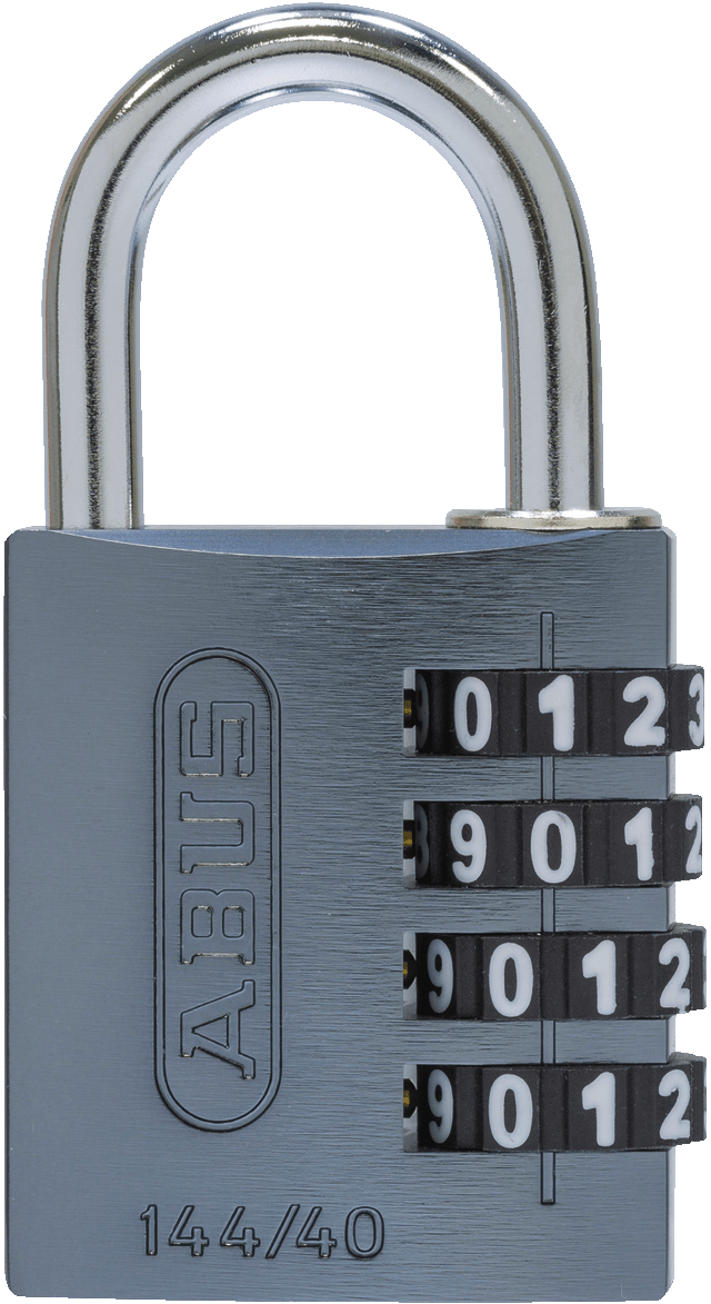 144 Series – Solid Aluminium Combination Padlock 144/40 | 4 Digit Code Titanium Love Handles uk