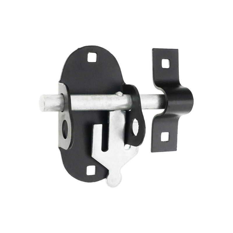 Iron Oval Pad Bolt Black