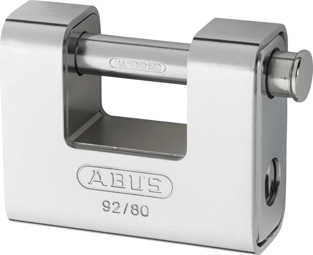 Steel 92 Series – Hardened Steel Sliding Bolt Monoblock Padlock 92/80 Love Handles uk