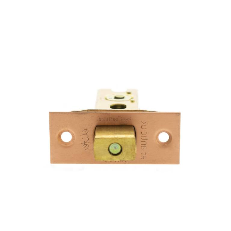 Fire-Rated CE Marked Bolt Through Tubular Deadbolt Urban Satin Bronze 64mm (2.5") Love Handles uk