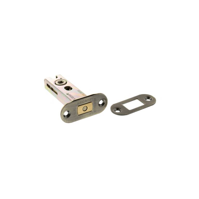 Radius Fire-Rated CE Marked Bolt Through Tubular Deadbolt Antique Brass 76mm (3