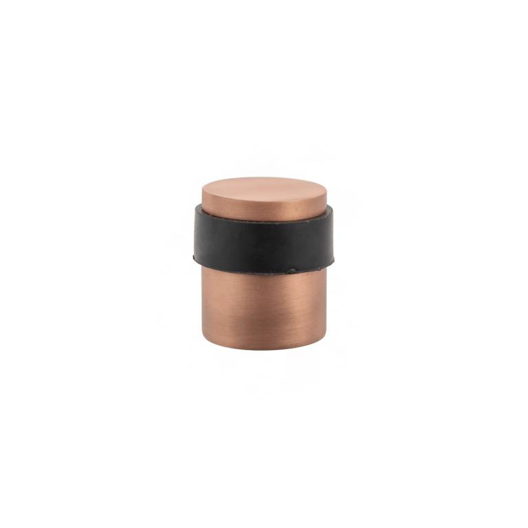 Cylinder Premium Floor Mounted Door Stop Urban Satin Bronze Love Handles uk