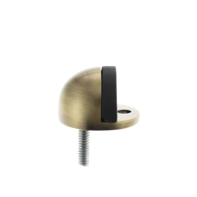 Half-Moon Premium Floor Mounted Door Stop Antique Brass Love Handles uk