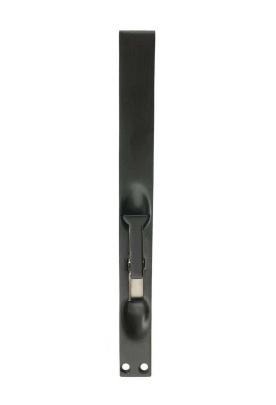 Lever Action Flush Bolt Satin Stainless Matt Black 200mm x 19mm Love Handles uk