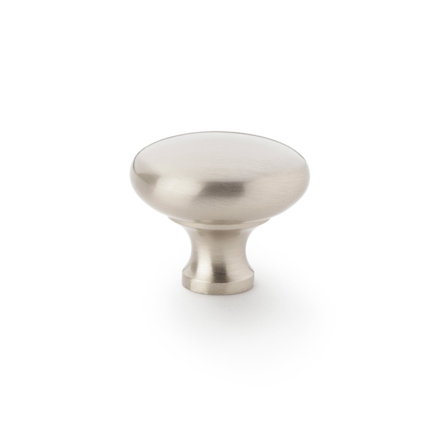 Wade Round Cupboard Knob Satin Nickel 38mm