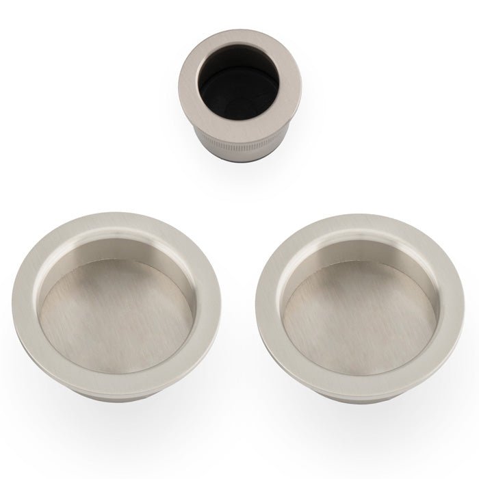 Sliding Door Pull Kit Satin Nickel Love Handles uk