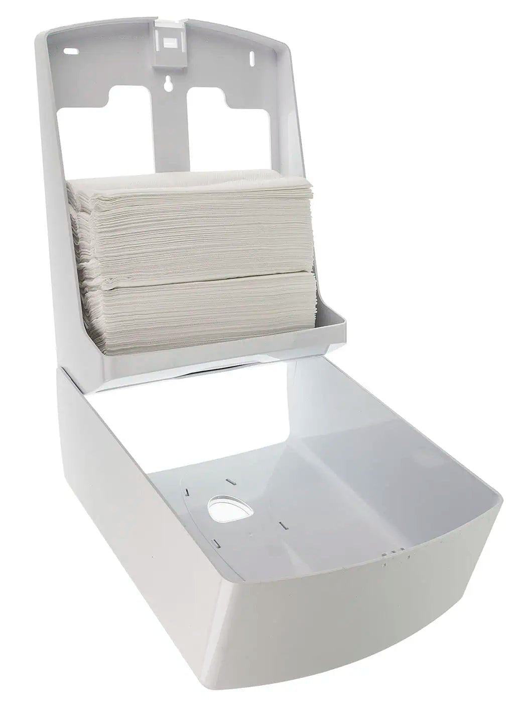 Excel Large Hand Towel Dispenser White Matte Love Handles uk
