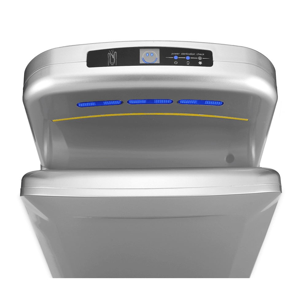 Jet Force Hand Dryer Matte Silver Love Handles uk
