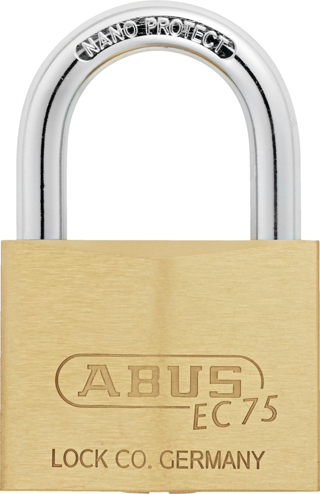 Brass 75 & 75IB Series – Traditional Brass Padlock with Reversible Key