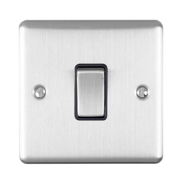 Enhance Decorative 1 Gang Switch - Satin Stainless