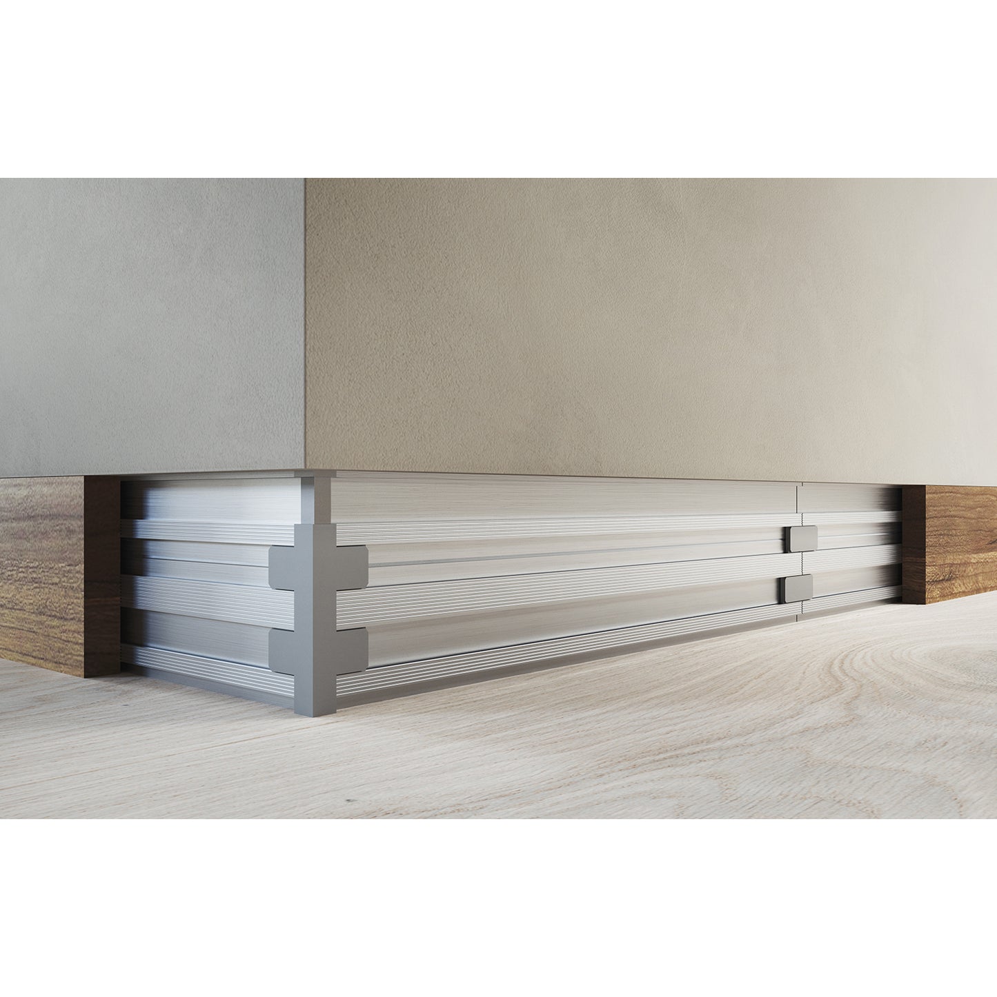 Ermetika Absolute Rush Flush Baseboard Skirting Aluminium Profile