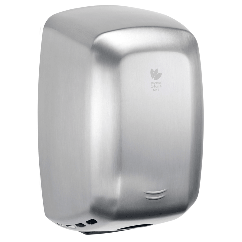 Brushed Stainless G-Force MKII Hand Dryer Stainless Steel Love Handles uk