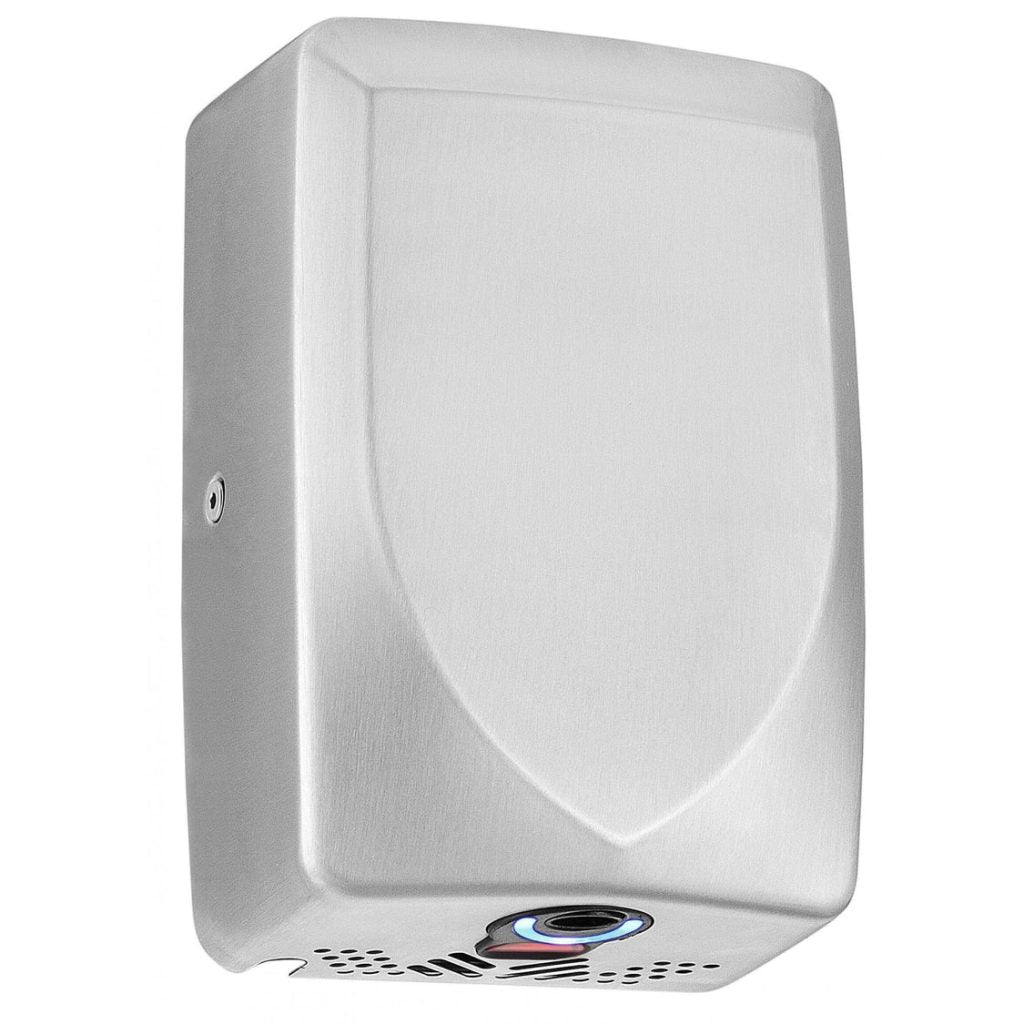 Brushed Stainless Slim Force Hand Dryer Stainless Steel Love Handles uk