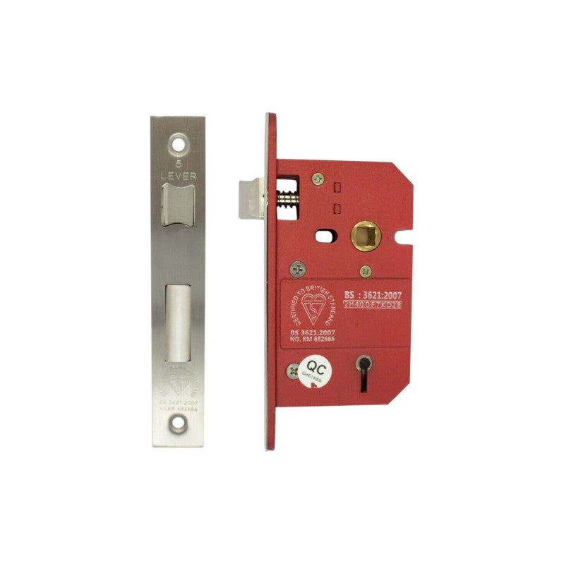 5 BS3621 Sash Lock - 63mm