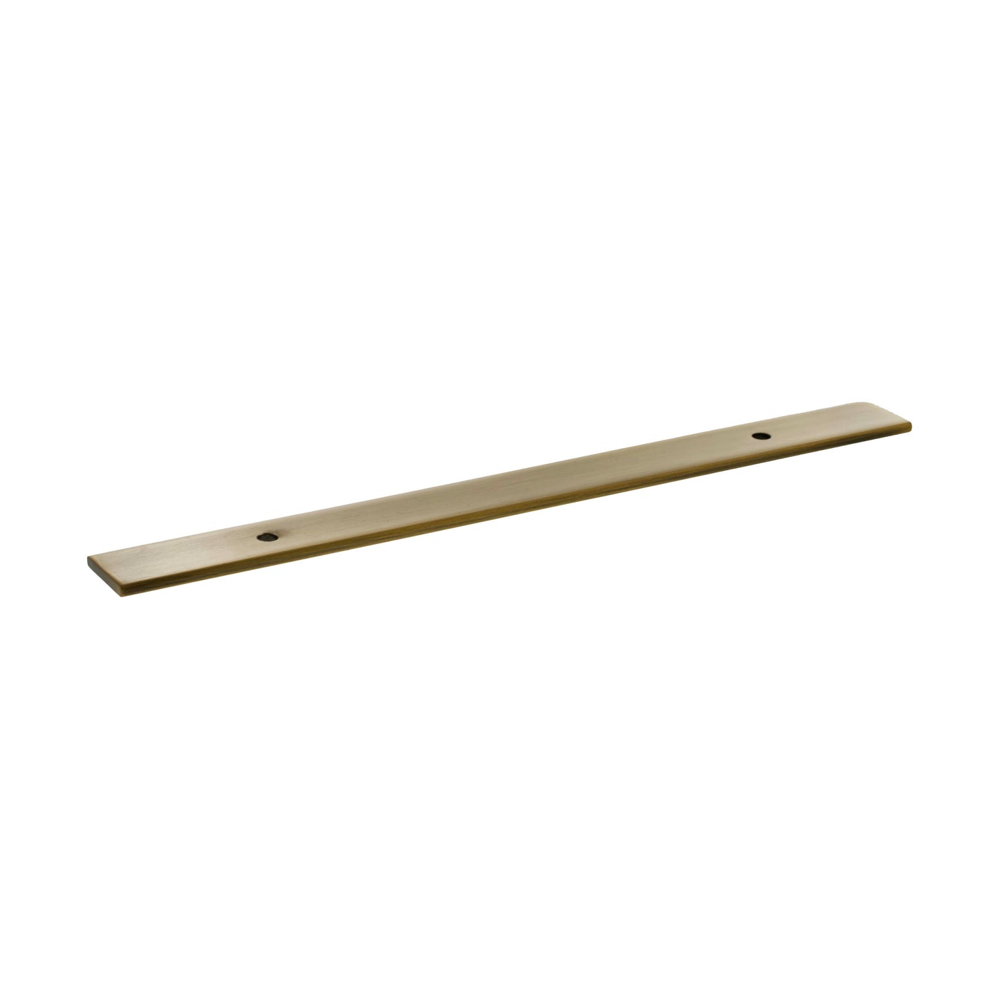 Millhouse Brass Long Wide Cabinet Handle Backplate 128mm