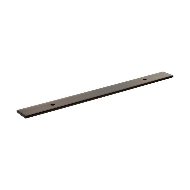 Millhouse Brass Long Wide Cabinet Handle Backplate 128mm