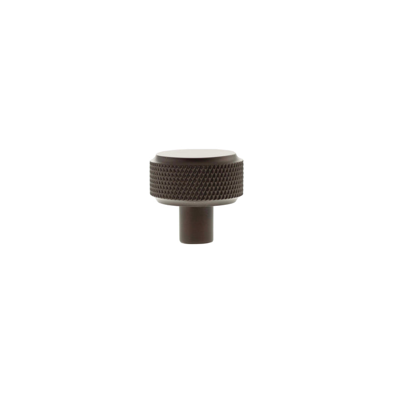 Millhouse Brass Eiffel Knurled Round Cabinet Knob Handle