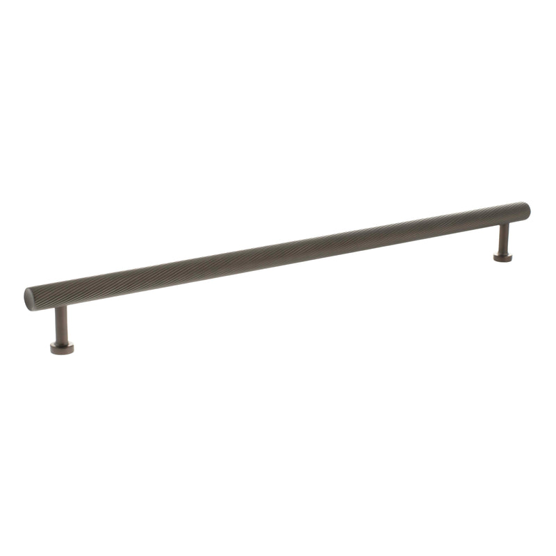 Millhouse Brass Paddington Spiral T-Bar Cabinet Pull Handle 320mm