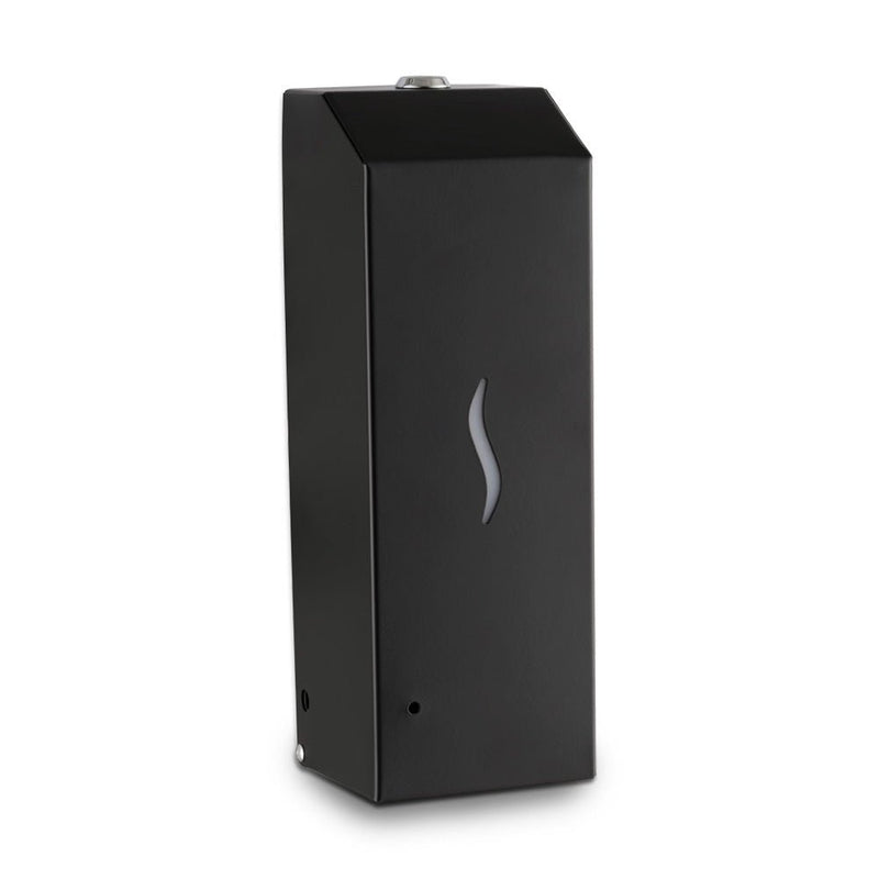 ECOLINE Brushed Stainless Automatic 1L Liquid Soap Dispenser - Matte Black Matte Black Liquid Love Handles uk