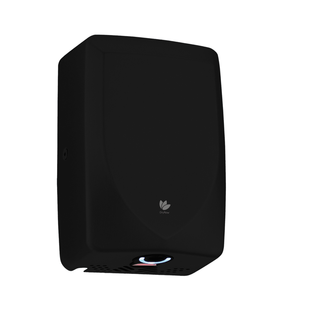 Brushed Stainless Slim Force Hand Dryer Matte Black Steel Love Handles uk