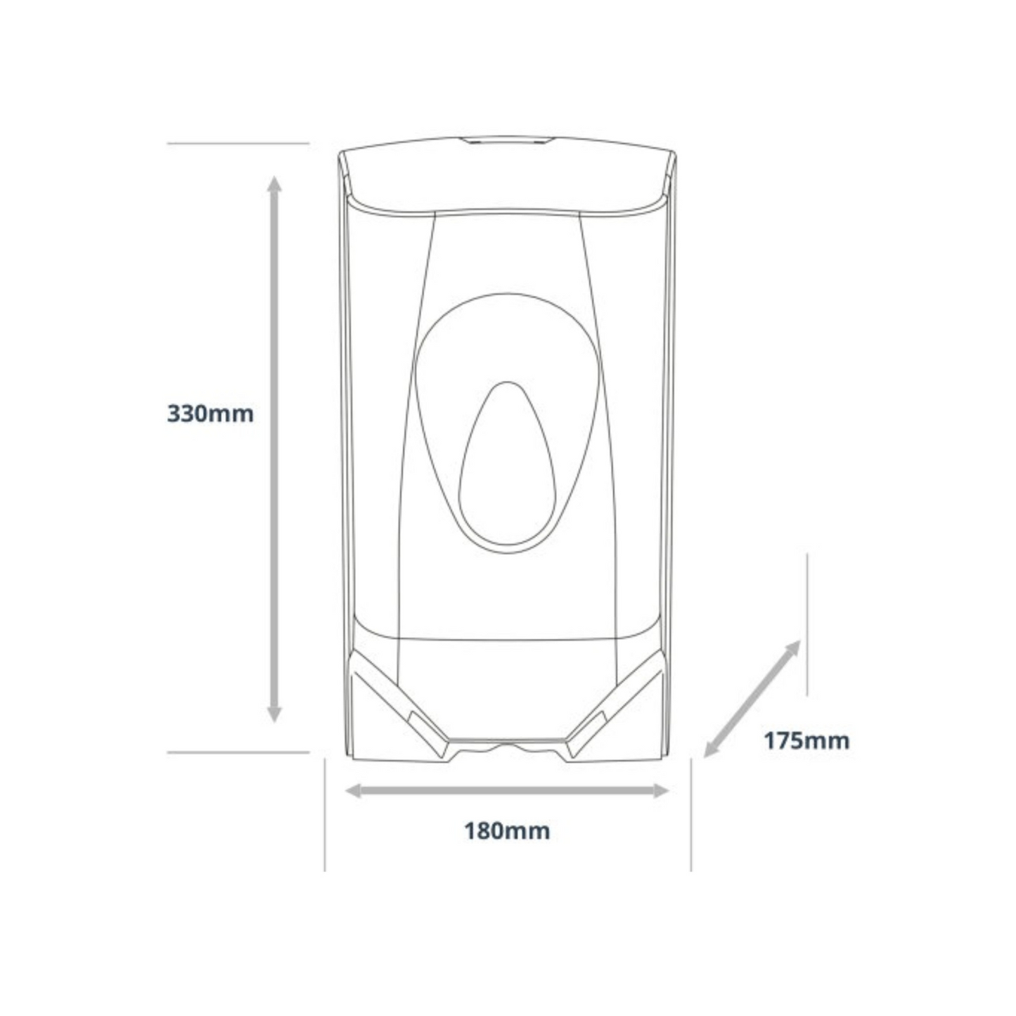 Modular Small Centrefeed Tissue Dispenser
