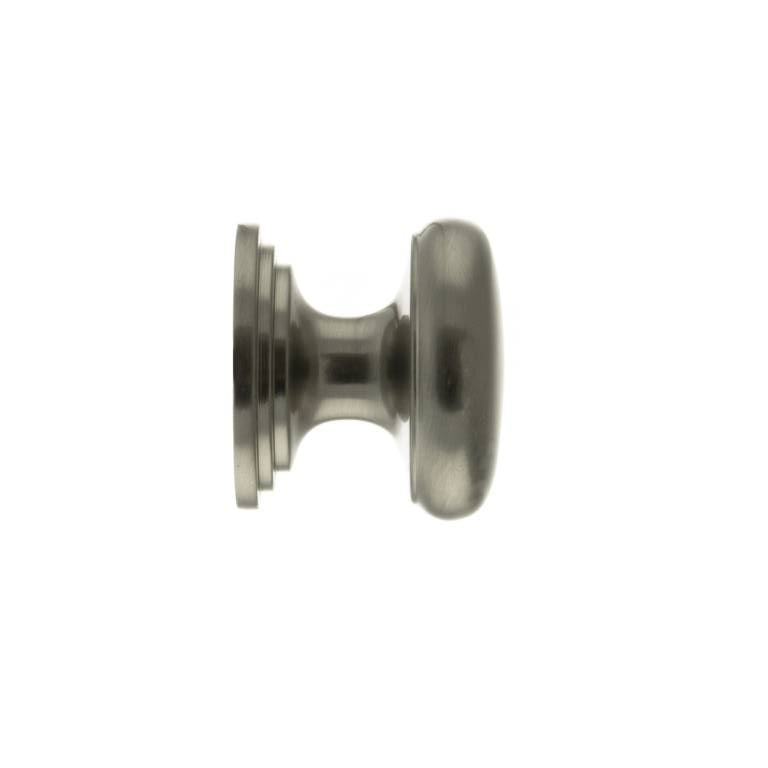 Old English Lincoln Solid Brass Victorian Cabinet Knob 38mm on Concealed Fix