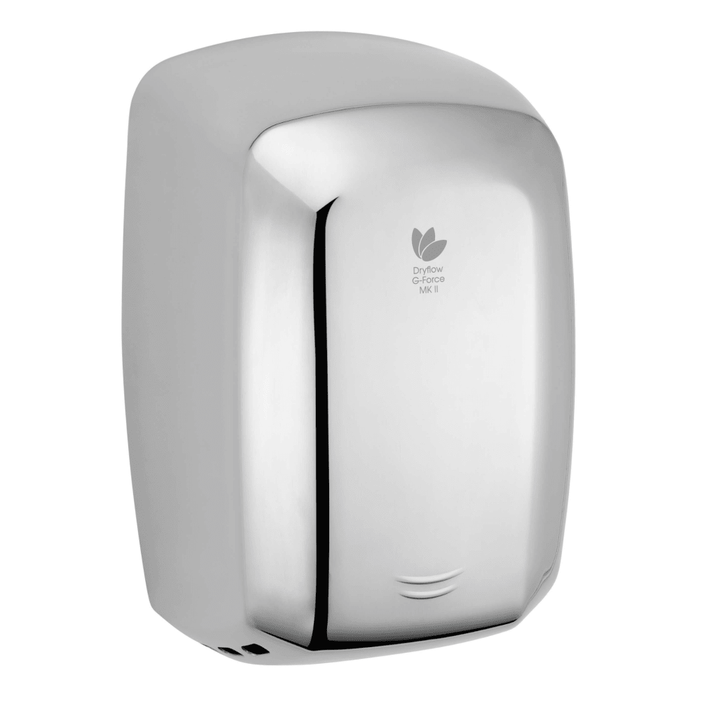 Brushed Stainless G-Force MKII Hand Dryer Polished Stainless Love Handles uk