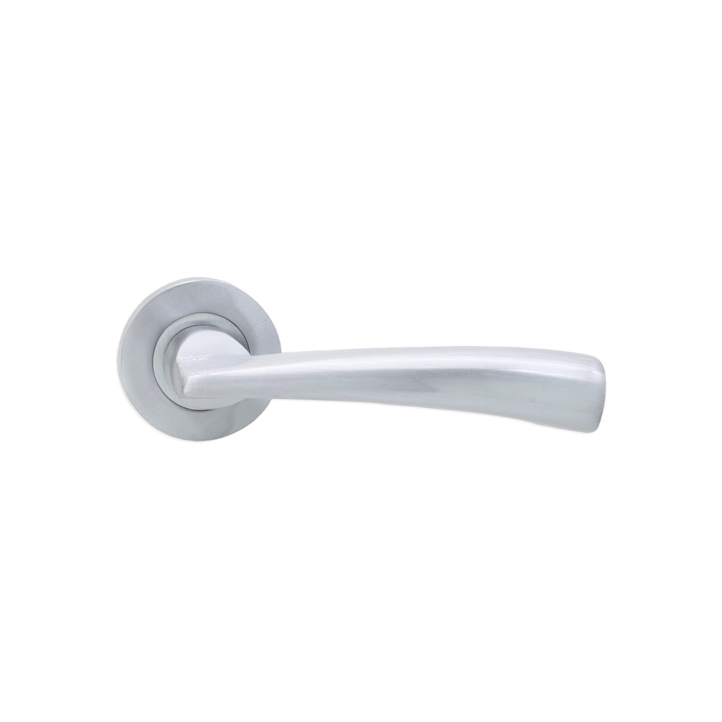 Leygo Lever Door Handle Satin Chrome Love Handles uk