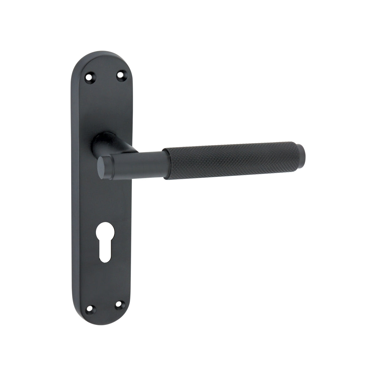 Connaught Knurled Lever on Backplate Euro
