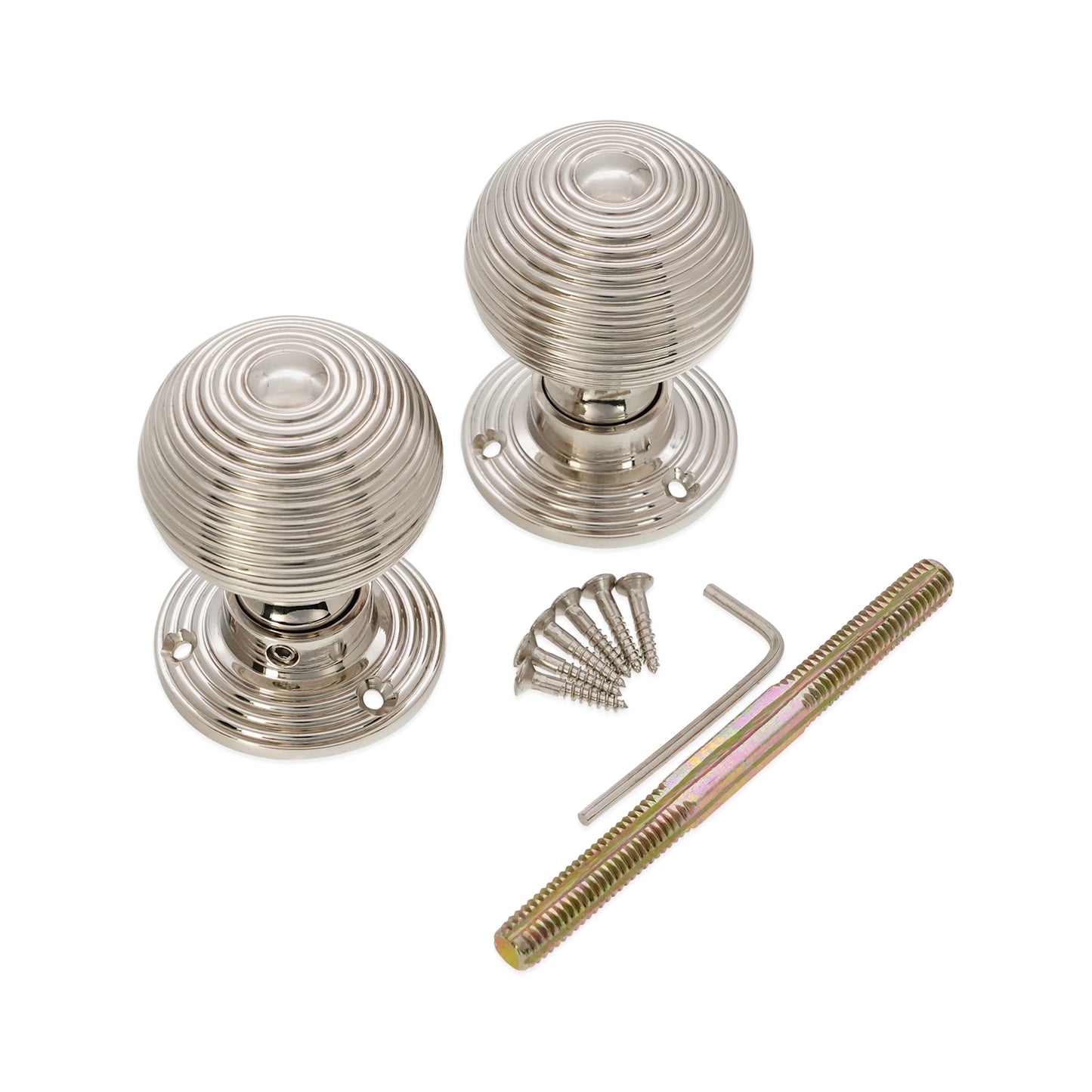 Ribbed Door Knob – Mortice / Rim